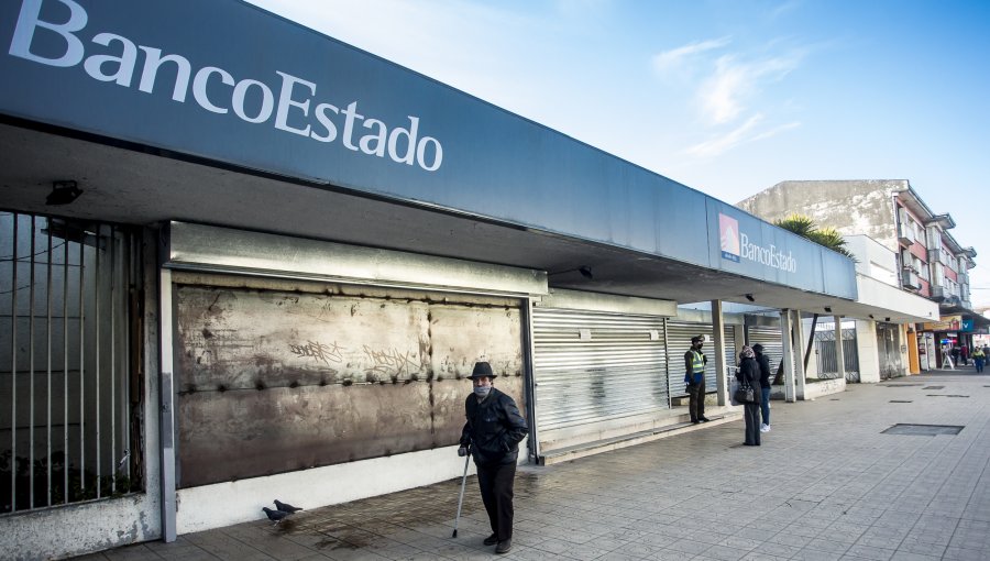 BancoEstado está operando con casi el 90% de sus sucursales