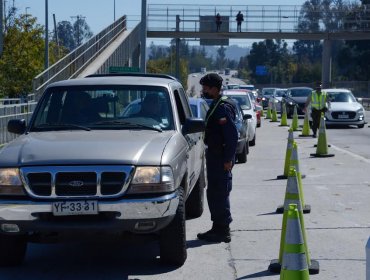 14 mil vehículos han sido enviados de regreso a la región Metropolitana por no cumplir con las normas sanitarias