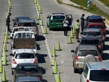 14 mil vehículos han sido enviados de regreso a Santiago desde la región de Valparaíso