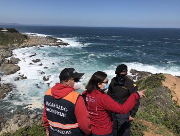 Búsqueda de hombre que cayó al mar en Punta de Tralca continuará este domingo