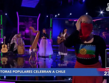 Gestos de artistas a favor del «Apruebo» provocaron la ira de adherentes al «Rechazo» durante «Vamos Chilenos»