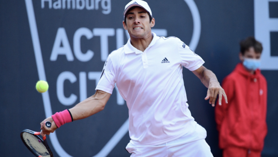 Cristian Garin debutó en Hamburgo con aplastante triunfo sobre Kei Nishikori