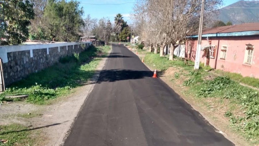 Ocho caminos se ejecutan para mejorar la seguridad y el desplazamiento en Hijuelas