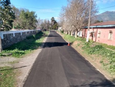 Ocho caminos se ejecutan para mejorar la seguridad y el desplazamiento en Hijuelas