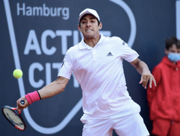 Cristian Garin debutó en Hamburgo con aplastante triunfo sobre Kei Nishikori