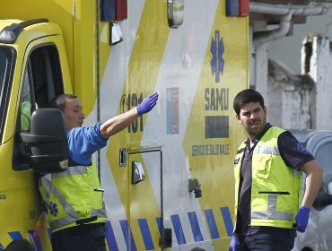 Tres lesionados deja accidente de tránsito que involucró a cuatro automóviles en Viña del Mar