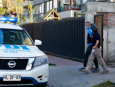 Granada al interior de un domicilio genera amplio operativo policial en La Cisterna: una persona fue detenida