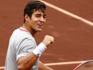 Cristian Garin debutó con un gran triunfo en primera ronda de Roland Garros