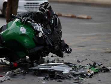 Grave se encuentra motorista de carabinero que protagonizó accidente de tránsito en Valparaíso