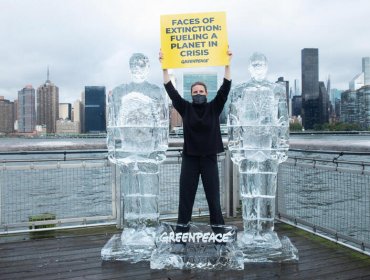 Greenpeace "derrite" a Trump y Bolsonaro durante la Cumbre de Biodiversidad de la ONU