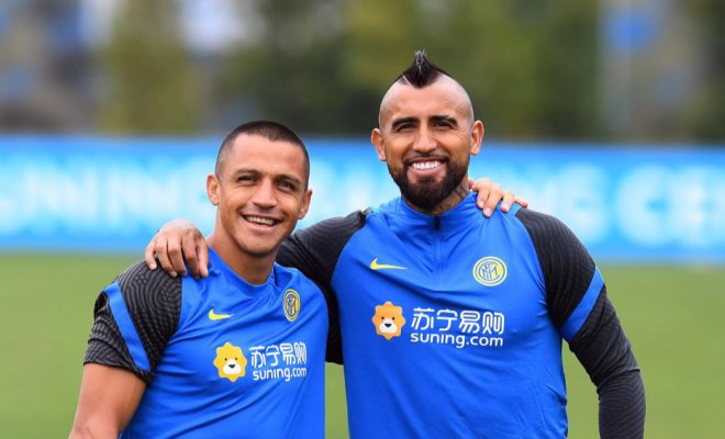 Alexis Sánchez y Arturo Vidal son titulares en cruce del Inter ante Benevento