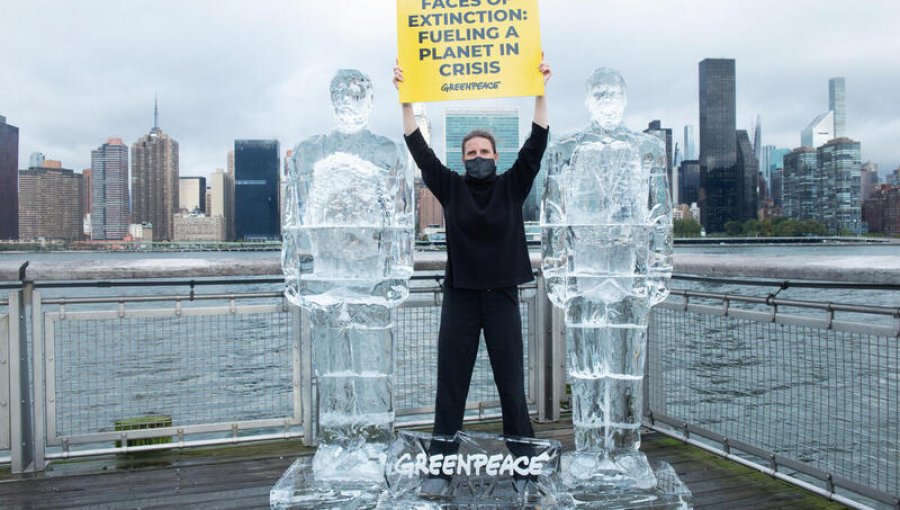 Greenpeace "derrite" a Trump y Bolsonaro durante la Cumbre de Biodiversidad de la ONU