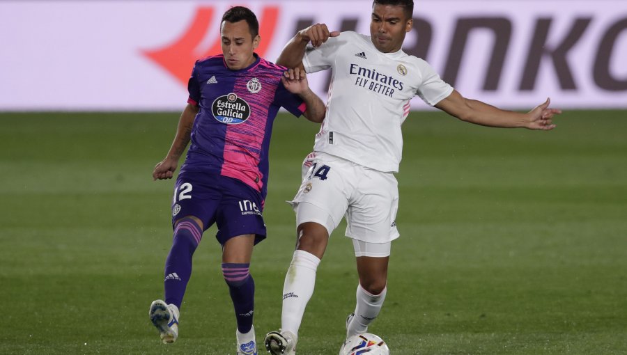 El Valladolid de Fabián Orellana no pudo con el Real Madrid en la liga española