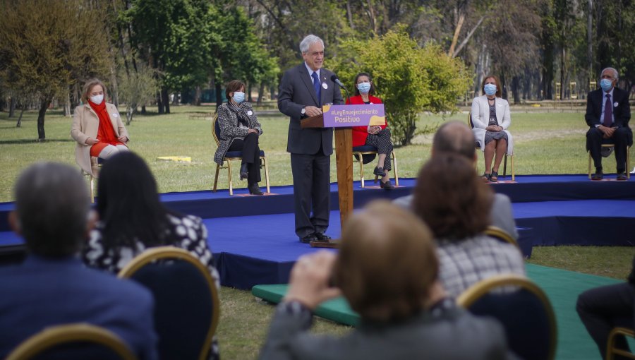 Presidente Piñera presenta proyecto de ley que aumenta beneficios a los adultos mayores