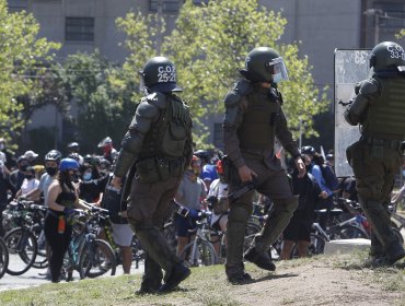 Masiva cicletada en Santiago a favor del Apruebo y contra la muerte de pedaleros