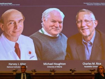 Harvey J. Alter, Michael Houghton y Charles M. Rice ganan el Premio Nobel de Medicina por el descubrimiento del virus de la hepatitis C