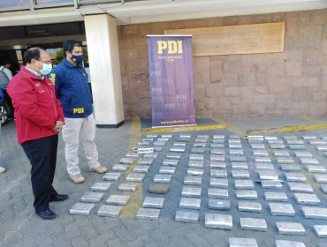 Tercera parte de la operación «San Pedro» concluye con incautación de 145 kilos de droga en Los Andes