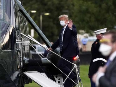 Donald Trump dejó centro médico tras tres días de haber sido hospitalizado por Covid-19