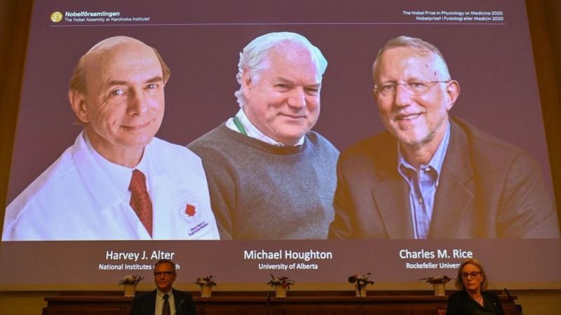 Harvey J. Alter, Michael Houghton y Charles M. Rice ganan el Premio Nobel de Medicina por el descubrimiento del virus de la hepatitis C