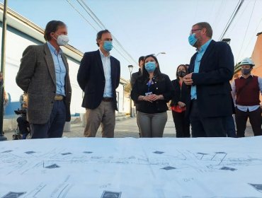 Obras de mejoramiento de los principales ejes de Casablanca presentan un 90% de avance