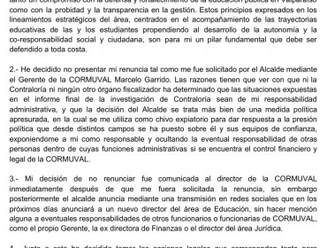 Directora de Educación del Municipio de Valparaíso descarta renunciar y denuncia precarias condiciones laborales