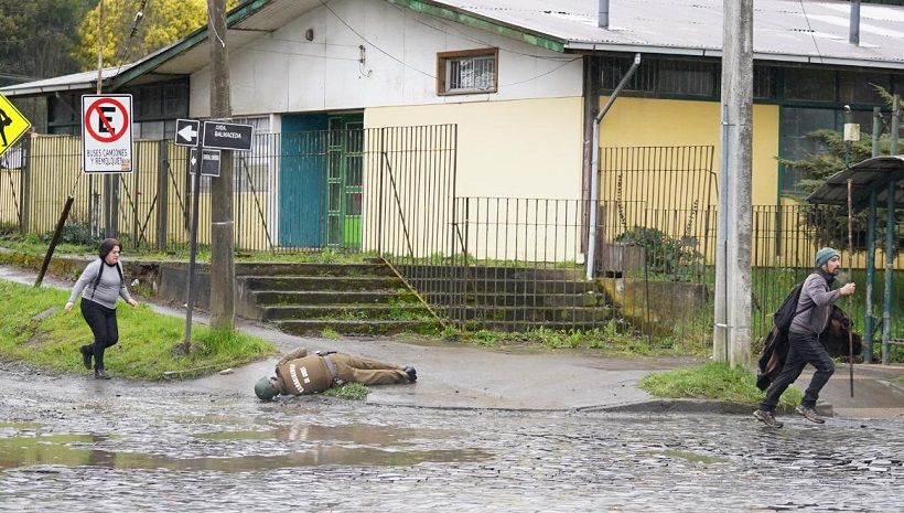 Prisión preventiva para imputado por golpear y causar lesiones graves a Carabinero durante marcha en Temuco