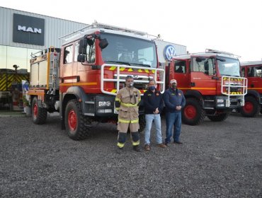 Bomberos de Viña del Mar pondrá en servicio tres nuevos carros forestales