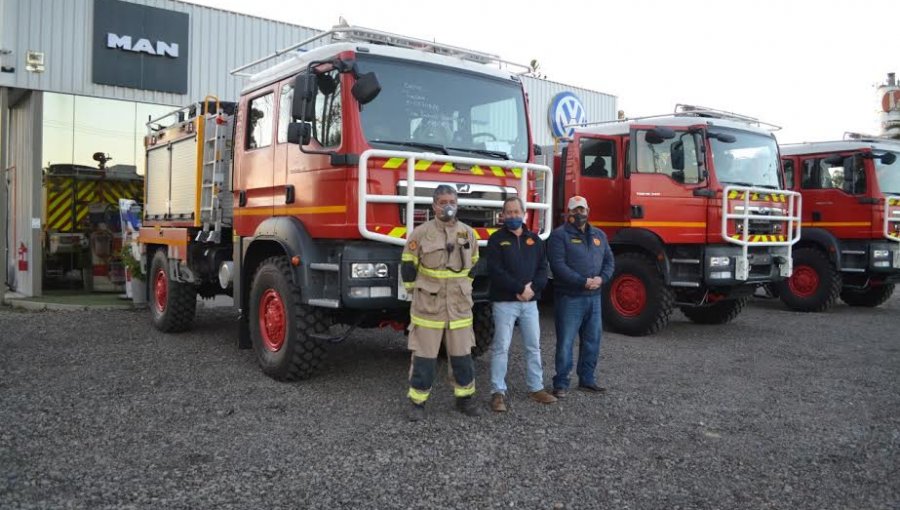 Bomberos de Viña del Mar pondrá en servicio tres nuevos carros forestales