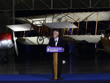 Presidente Sebastián Piñera anuncia nuevo sistema nacional satelital