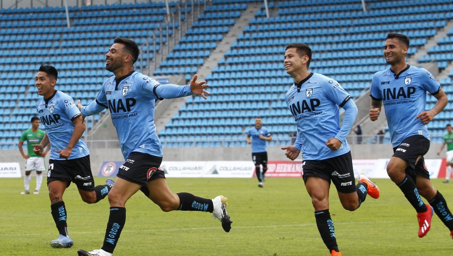 Iquique lo dio vuelta en dos minutos ante Audax Italiano y se aleja del descenso