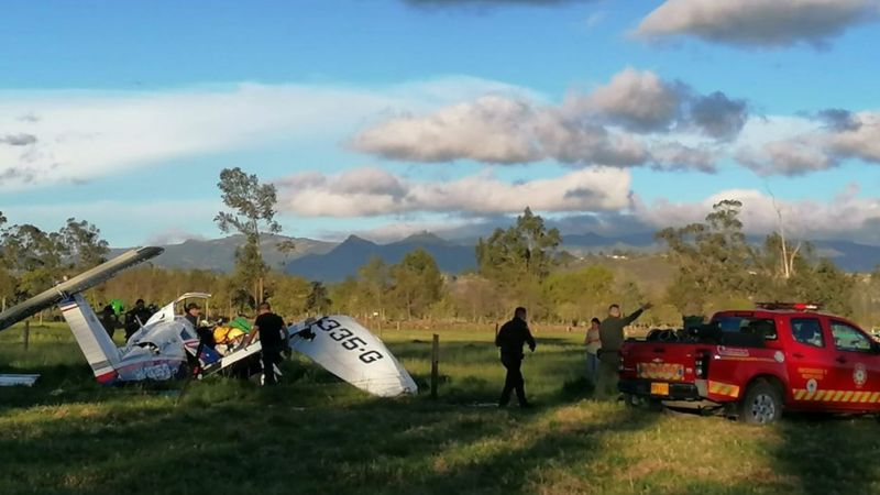 Un bebé fue el único sobreviviente de grave accidente aéreo de una avioneta en Colombia