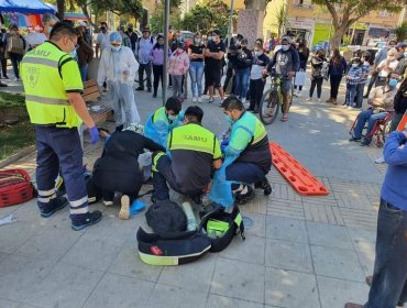 Brutal homicidio en pleno centro de Quillota: hombre falleció luego de ser apuñalado