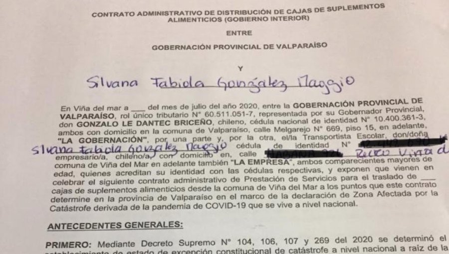 Denuncian que a dos meses de entregadas las cajas de mercadería, Gobernación aún no le paga a transportistas escolares de Valparaíso