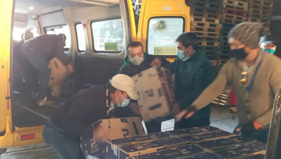 Siguen las denuncias por problemas en los pagos a furgones escolares que repartieron cajas de mercadería: En San Felipe también hay atrasos