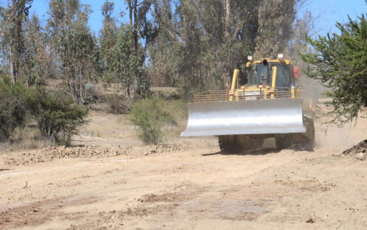 Inician construcción de cortafuegos para prevenir incendios forestales en la región de Valparaíso