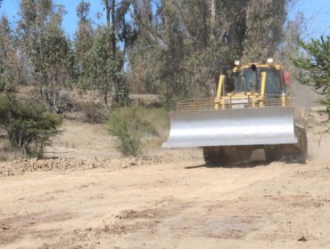 Inician construcción de cortafuegos para prevenir incendios forestales en la región de Valparaíso