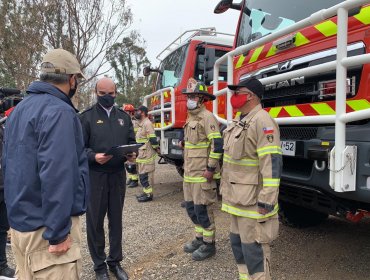 Bomberos de Viña del Mar inaugura su Centro de Entrenamiento y recibe modernos carros