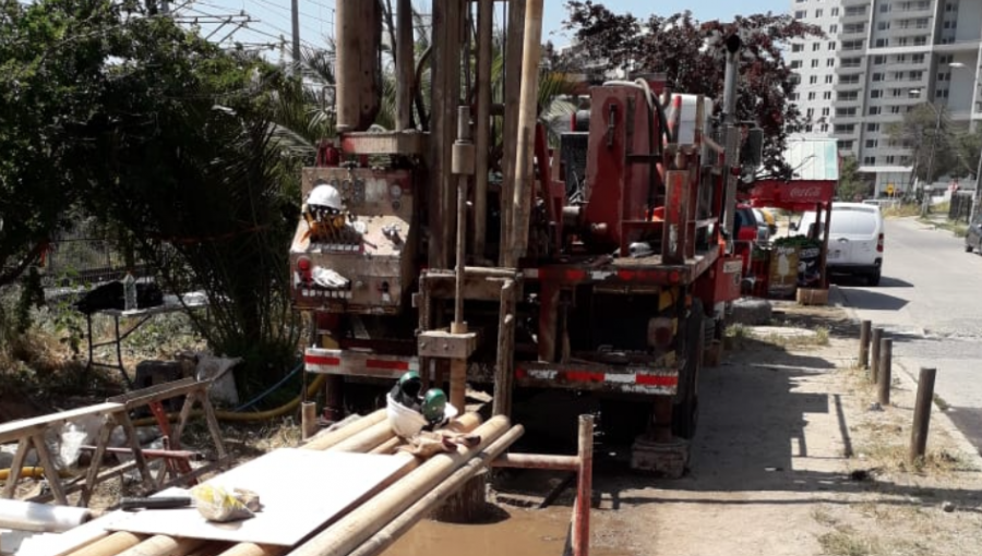 Con estudios de suelo y levantamiento topográfico, comenzaron trabajos técnicos en la futura estación Valencia de Quilpué