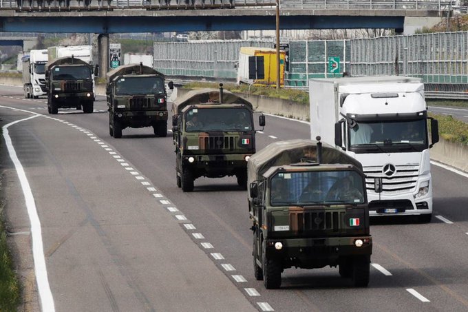 Ciudades del norte de Italia piden ayuda al Ejército tras nueva saturación de hospitales por Covid-19