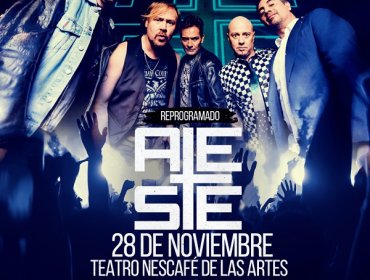 Aleste anuncia primer concierto con público y distanciamiento social en un teatro