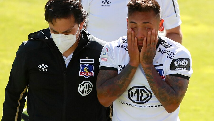 Colo-Colo suma problemas: Bolados estará al menos un mes fuera de las canchas