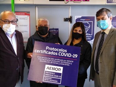 Metro Valparaíso obtiene certificación internacional ante efectividad de las medidas contra el Covid-19