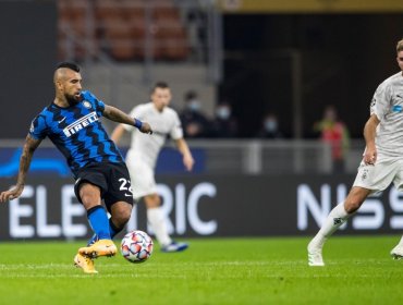 Arturo Vidal jugó 40 minutos en agónico empate del Inter frente el Parma