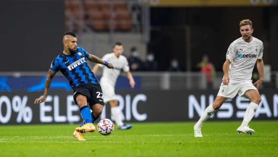 Arturo Vidal jugó 40 minutos en agónico empate del Inter frente el Parma