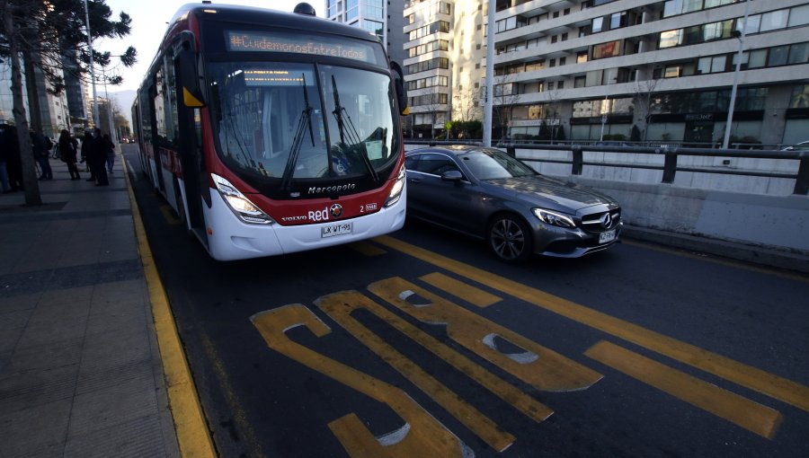 Movilidad en la región Metropolitana sigue bajo los niveles de pre-pandemia