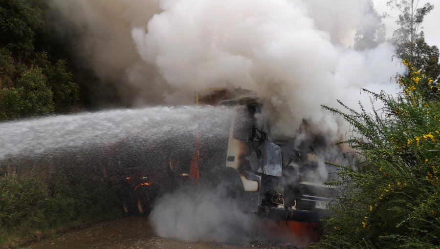 Dueño de una empresa forestal relata violento ataque incendiario en la provincia de Arauco