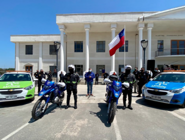 Área de Seguridad Pública de Limache se verá reforzada con la llegada de nuevas motos todoterreno