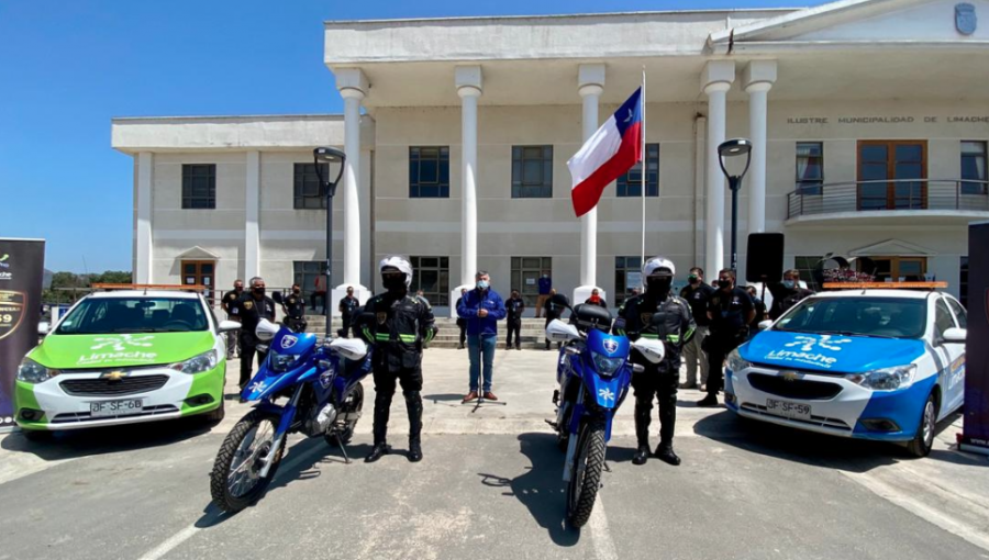 Área de Seguridad Pública de Limache se verá reforzada con la llegada de nuevas motos todoterreno