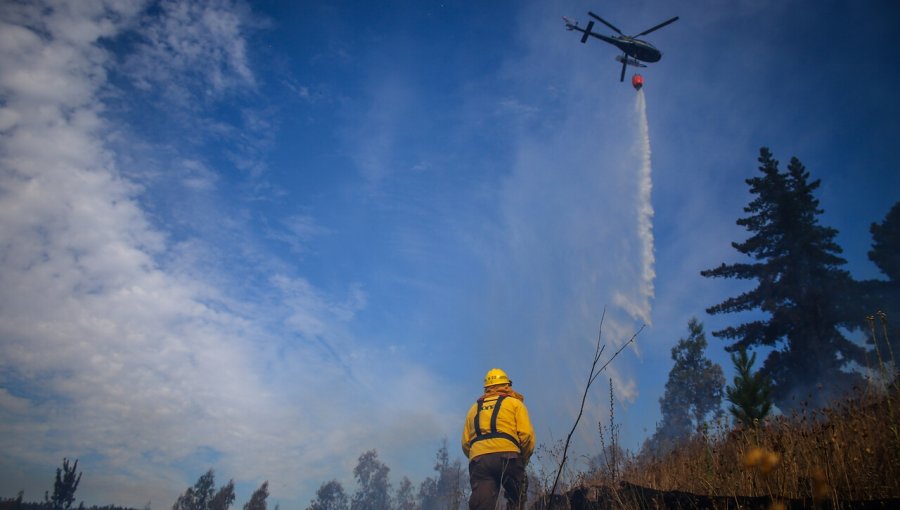 Declaran Alerta Temprana para cinco provincias de la región de Valparaíso por amenaza de incendio forestal