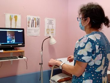 Telerehabilitación kinésica: la estrategia que espera mantenerse en el Hospital de Quilpué tras la pandemia